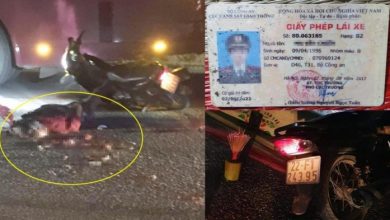 Một công an ở Tuyên Quang tử vong thương tâm sau va chạm với xe đầu kéo 1